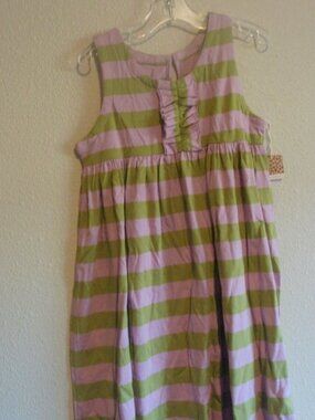 Pink Chicken Striped Dress - Size 6, NWT